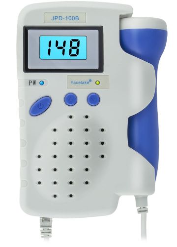 Angelsounds Fetal Doppler 3MHz Probe, Baby Heart Monitor, Backlight LCD, JPD100B