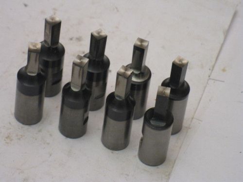 Slater square rotary broaching tools .202&#034; square 8 pcs.