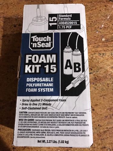 Touch n seal u2-15 spray foam insulation kit 15 standard formula 4004520015 1.75 for sale