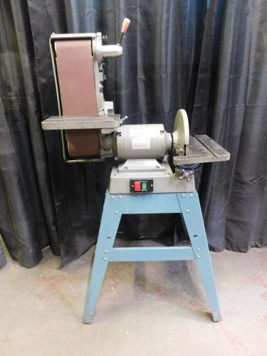 Belt sander /grinder powermatic /delta type &#034;lincoln&#034; 6&#034;x12&#034; belt /disc combo !! for sale