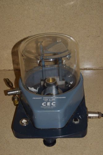 CEC PRESSURE STANDARD MODEL 6-201 DEAD WEIGHT TESTER (C3)