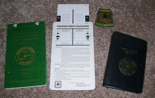 US Forest Service patch, 1975 Foresters Handbook, 1964 Watershed Surveys Guide