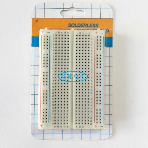 Mini Solderless Breadboard Bread Board 400 Contact Available Test Develop DIY