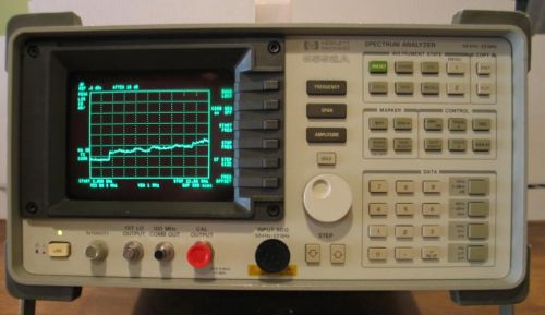 Agilent HP 8592A Spectrum Analyzer 50 kHz - 22 GHz Works Good