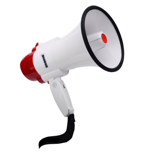 Megaphone Bullhorn With Siren, 30 Watt Powerful and Lightweight