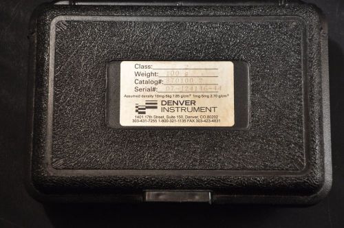 Denver Instrument 100g Class U Calibration Weight &amp; Other 500g 200g 50g 20g Set