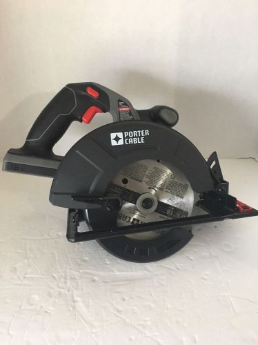 PORTER-CABLE Circular Saw 18-Volt 6-1/2&#034; Cordless Portable Cutting Tool PC186CS