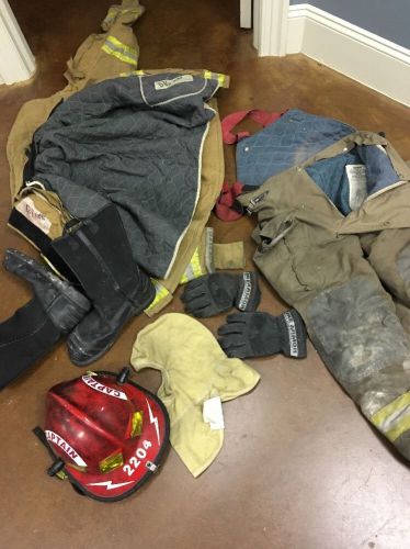 Globe Firefighter EMS Turnout gear Pants,Coat, Boots,Helmet Plus More!!!