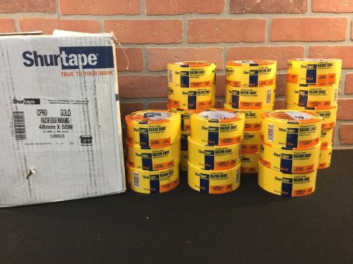 ShurTape 60 Dry Razor Edge Painters Tape Gold # CP60 NEW 24 Qty