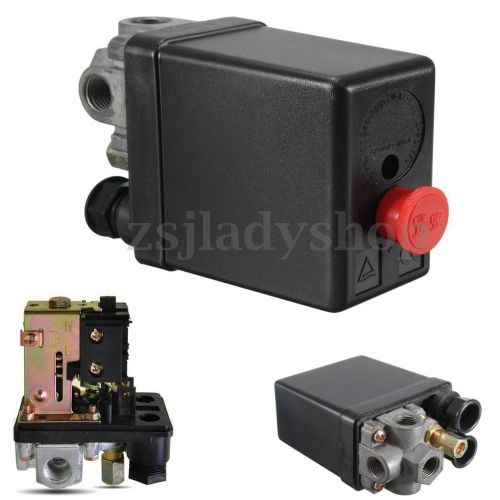 145-175 psi air compressor pump pressure switch control valve solid 4 ports 240v for sale