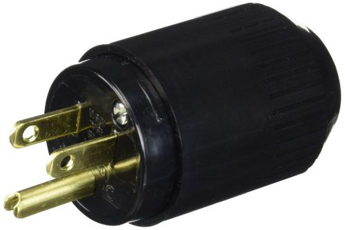 Hubbell 515P Plug 15A 125V Select-Spec 5-15P Black