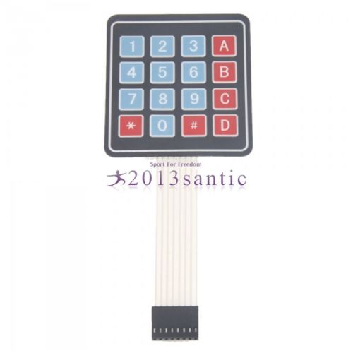 1 Pcs New 4 x 4 Matrix 16 Key Array Membrane Switch Keypad Keyboard For Arduino