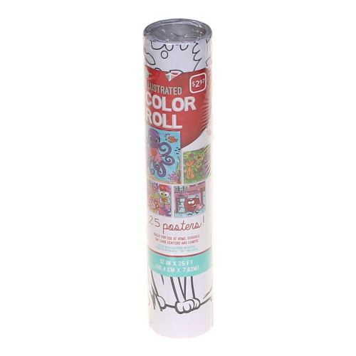 Illustrated Color Roll.25 Posters!12 inch x 25 Foot