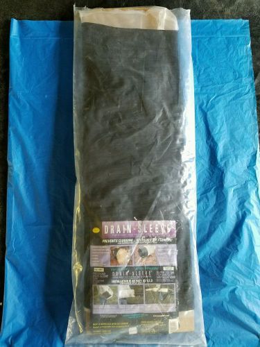 Carriff drain sleeve 4&#034;x 100&#039; pipe sock prevent pipe clogging screen for sale