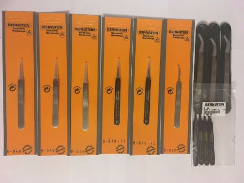 13pcs Bernstein ESD Tweezers SET