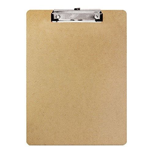 Bazic BAZIC Standard Size Hardboard Clipboard w/ Low Profile Clip (Case of 24)