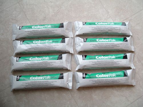 8 tubes Black Tremco Dymeric Colorpak Color Pak System 015102 270 mls base tint