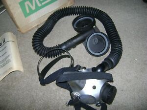 MSA COMFO II CUSTOM &amp; BELT MOUNTED RESPIRATOR NEVER WORN.NEW OLD STOCK