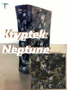 GET SALE hydrographic water transfer film 19x79 print KRYPTEK NEPTUNE CAMO BRWON