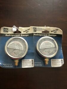  2  glycerin filled low pressure gauge n2000 G r12,22 refrigerant is made 