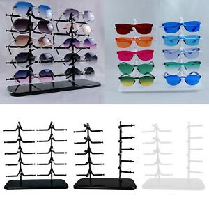 Sunglasses Rack Shelf Frame Glasses Display Stand Organizer Show Racks