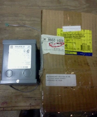 New square d 250sv43b .250 kva 1 phase transformer for sale