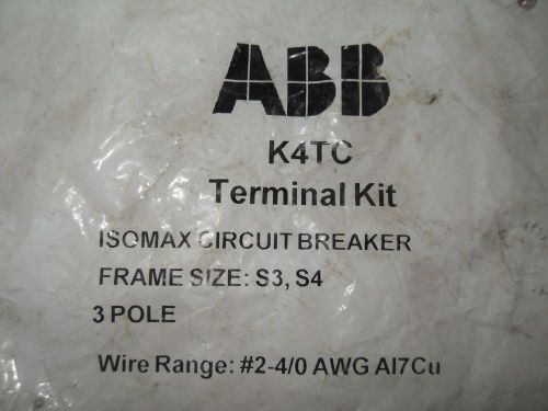 (q13-1) 1 lot of 2 nib abb k4tc terminal kits for sale