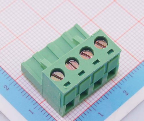 100pcs  2EDGK-5.08-4P  4P/way 5.08mm Pitch Screw Terminal Block Connector Angle