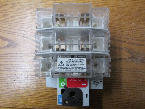 Telemecanique GS1-GU-3S02 J60A Disconnect Switch 3 Phase 60 Amp 600VAC