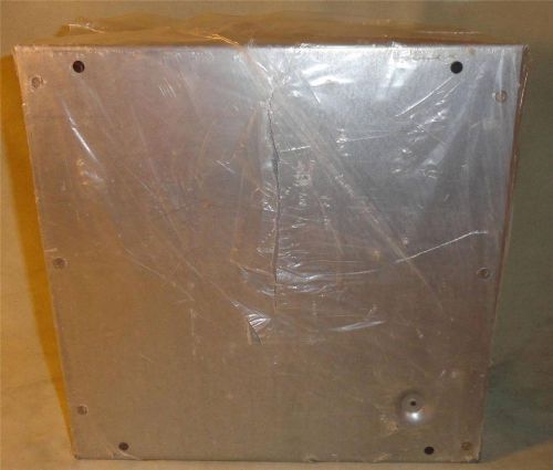 Hoffman screw cover pull box asg12x12x6nk 12x12x6 new galvanized 42510 for sale