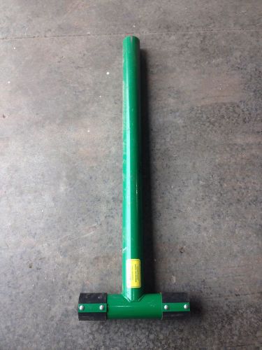 Greenlee t-boom extension for cable puller pulling tugger vgc for sale