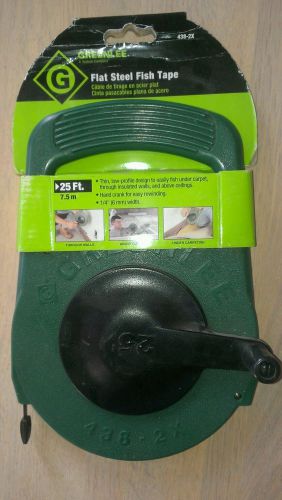 Greenlee 438-2X flat steel fish tape