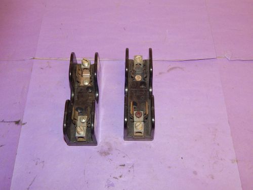 Lot of 2 Gould Shawmut 20601 fuse holder 1 pole 60 amp 250 volt