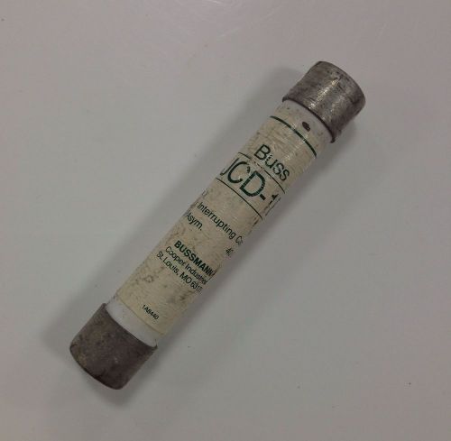 BUSSMANN 1.0 AMP FUSE LOT OF 2  JCD-1E