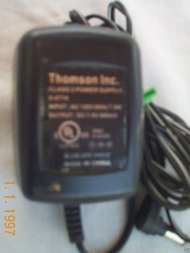 Thomson 5-2714,OutPut DC 7.5V Class 2 Power Supply Transformer; Free Shipping