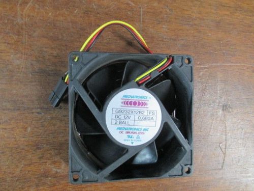 Mechatronics G923X12B2 Fan Brushless 12vdc 0.680A