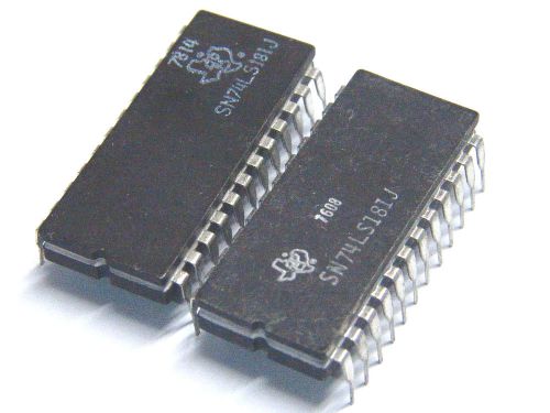 Lot of 2pcs Genuine Ceramic New TI SN74LS181J PROGRAMMABLE INTERVAL TIMER