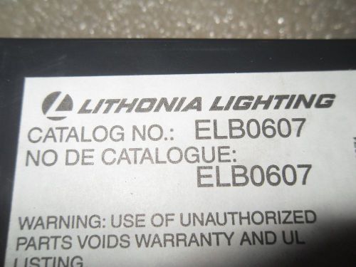 (rr13-6) 1 used lithonia lighting elb0607 rechargeable battery for sale