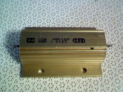 CGS 100 watt 68 ohm power block resistor base size 2.6 x 1.85&#034;