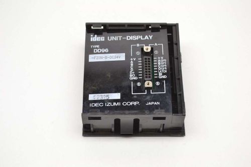 IDEC DD96-F31N-B-DC24V SINGLE UNIT NUMBER LED MODULE 24V-DC DISPLAY B480371