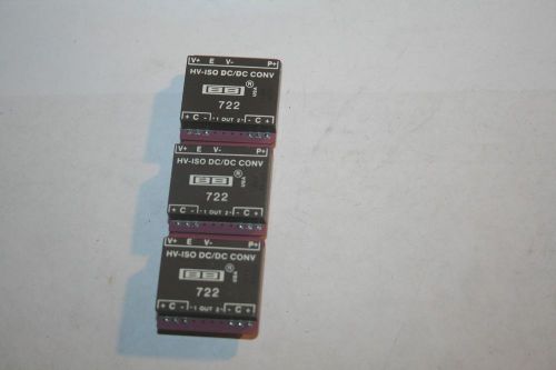 Lot #31, Qty-3 Burr Brown ISO DC converter 722