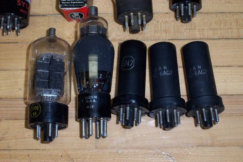 RCA Vacuum tubes Sylvania Motorola 7A5 6AG7 5U4GB 57 OC3 12AFZ 12BH7A