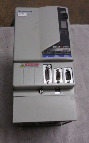 ALLEN BRADLEY KINETIX 6000 POWER SUPPLY/SERVO DRIVE AXIS MODULE 2094-BC02-M02-S