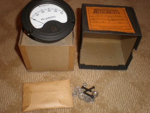 VINTAGE NOS WESTINGHOUSE U.S. NAVY 0-2.5 DC KILOVOLTS 3 1/2&#034; PANEL METER / GAUGE