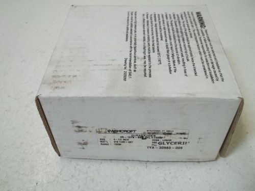 ASHCROFT 45-1279-SSL-04L-1000# DURAGAUGE *NEW IN A BOX*