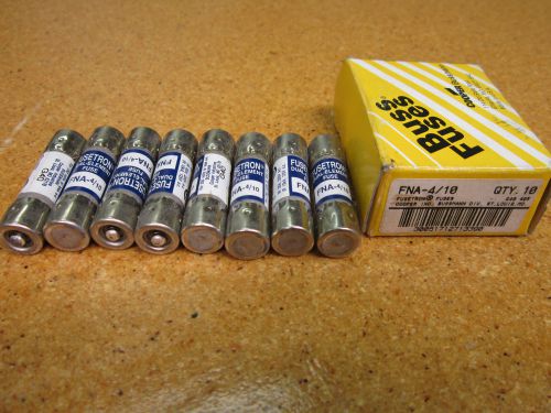 Buss FNA-4/10 FUSE 35AMP 250VAC 125VAC (Lot of 8)