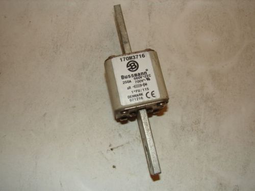 BUSSMANN 170M3716 FUSE 250A 700V ****XLNT****