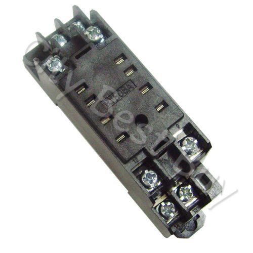 10 x PYF08A Power Timer Relay Socket Base Screw Terminal 8 PIN For HY3-2 MY2NJ