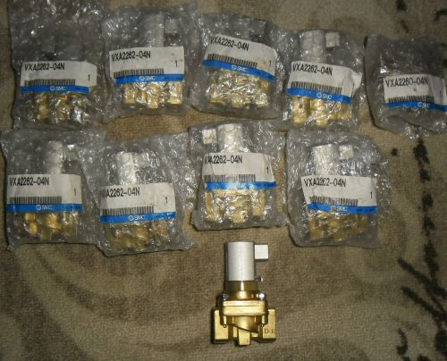 10 only smc 1/2&#034; npt solenoid valve vxa2262-04n for sale