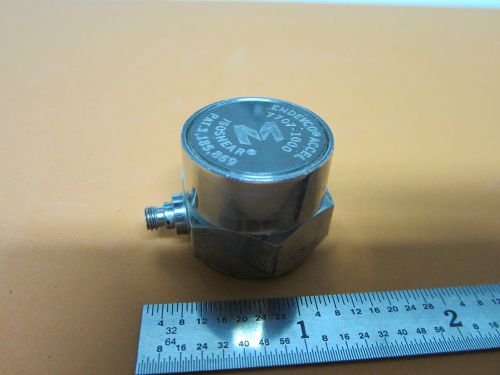 ENDEVCO MEGGITT ACCELEROMETER 7707-1000 SEISMIC VIBRATION CALIBRATION BIN#C3-20